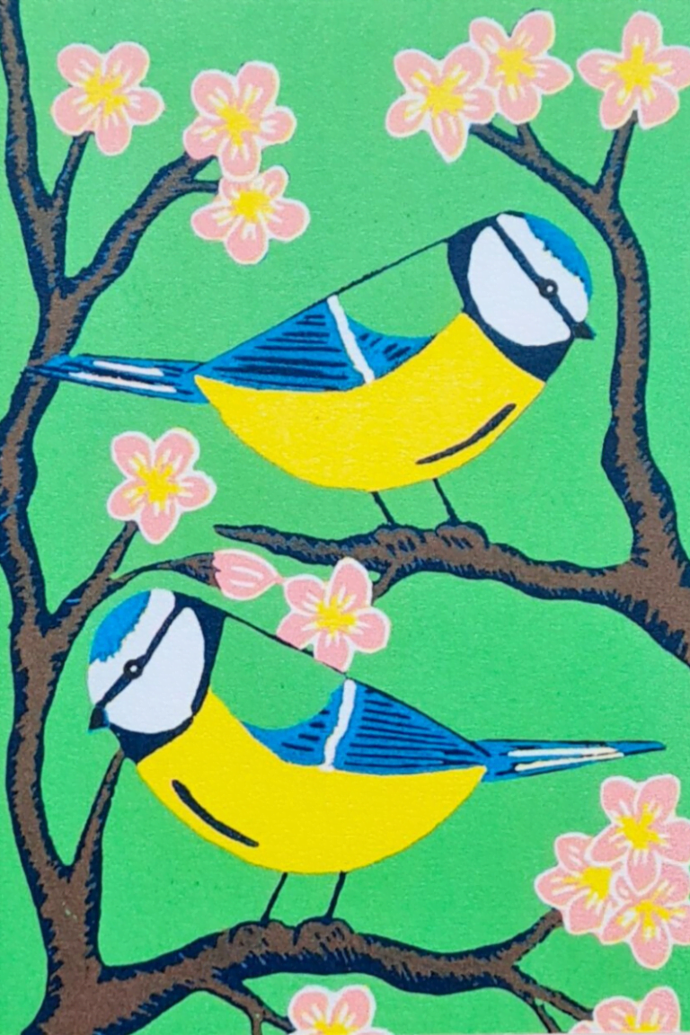 Blue tit card