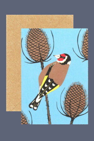 Goldfinch print card